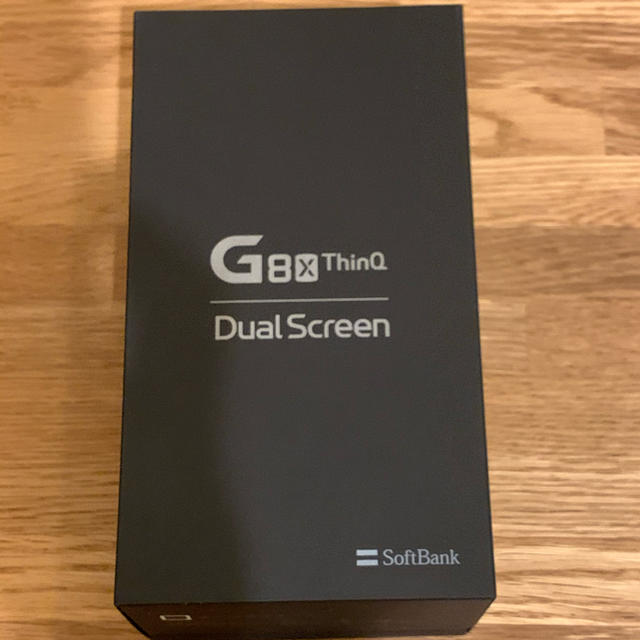 スマホ/家電/カメラ特典付　新品　SoftBank LG G8X ThinQ SIMロック解除済み