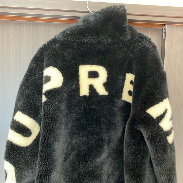 Supreme(シュプリーム)の最終出品supreme Fur Bonber JKT 黒 XL メンズのジャケット/アウター(ブルゾン)の商品写真