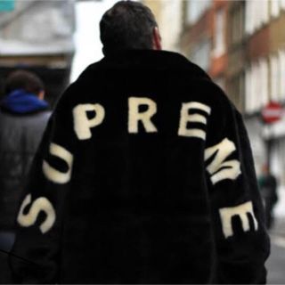 シュプリーム(Supreme)の最終出品supreme Fur Bonber JKT 黒 XL(ブルゾン)