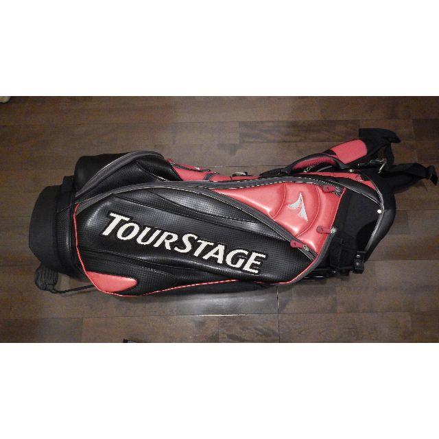 TOURSTAGE(ツアーステージ)のTOURSTAGE キャディーバック スポーツ/アウトドアのゴルフ(バッグ)の商品写真