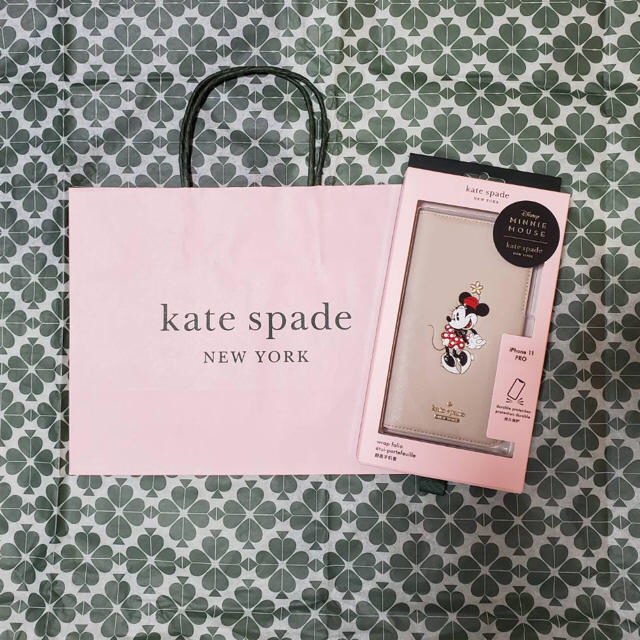 kate spade new york(ケイトスペードニューヨーク)のケイトスペードとミニーちゃんのコラボ　iPhone11 Pro ケース スマホ/家電/カメラのスマホアクセサリー(iPhoneケース)の商品写真