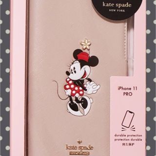 ケイトスペードニューヨーク(kate spade new york)のケイトスペードとミニーちゃんのコラボ　iPhone11 Pro ケース(iPhoneケース)