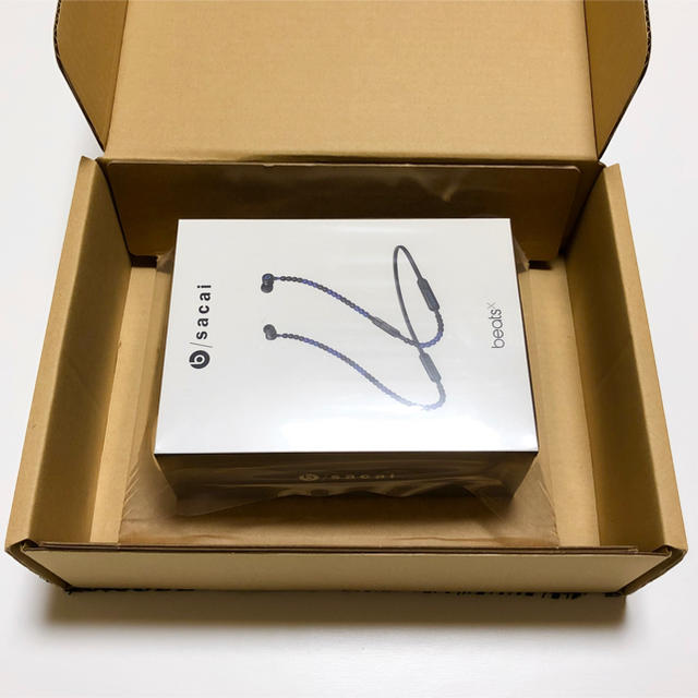 NEW人気 Beats by Dr Dre - 新品 beatsX sacai ワイヤレス イヤホン スペシャルエディションの通販 by チィリィー's shop|ビーツバイドクタードレならラクマ 在庫あ即納