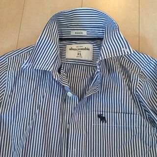 アバクロンビーアンドフィッチ(Abercrombie&Fitch)のアバクロ ストライプシャツ(シャツ/ブラウス(長袖/七分))