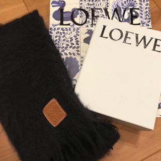 ロエベ(LOEWE)の専用）LOEWE ロエベ マフラー ブラック(マフラー/ショール)