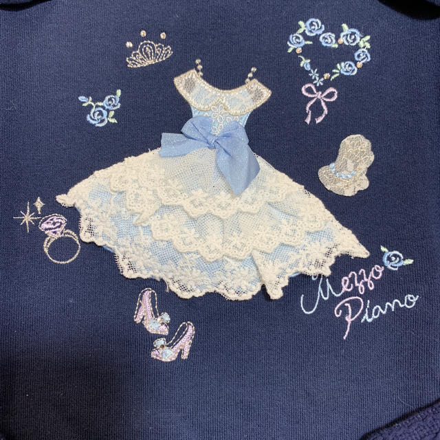 mezzo piano(メゾピアノ)の新品 メゾピアノ トップス キッズ/ベビー/マタニティのキッズ服女の子用(90cm~)(Tシャツ/カットソー)の商品写真