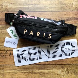 ケンゾー(KENZO)の新品 新作 ケンゾー　KENZO ボディバッグ ブラック×マルチカラー(ボディーバッグ)