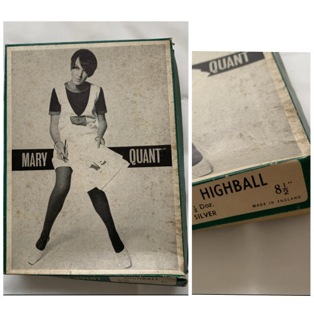 MARY QUANT(マリークワント)のMARY QUANT デッドストック ヴィンテージ ラメストッキング 単品価格 レディースのレッグウェア(タイツ/ストッキング)の商品写真