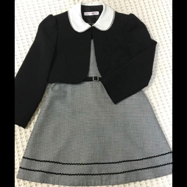 フォーマルワンピースボレロ付き 120cm キッズ/ベビー/マタニティのキッズ服女の子用(90cm~)(ドレス/フォーマル)の商品写真