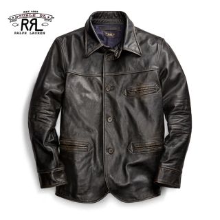 ダブルアールエル(RRL)の【新品】RRL 2019W Leather Car Coat XL(レザージャケット)