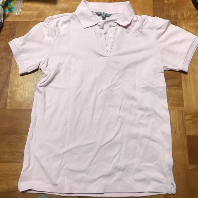 UNIQLO(ユニクロ)のユニクロ　ポロシャツ　薄ピンク レディースのトップス(ポロシャツ)の商品写真