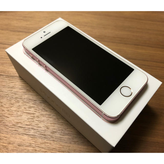 購入激安商品 SIMフリー iPhoneSE 16GB ローズピンク 本体 画面割れ無し