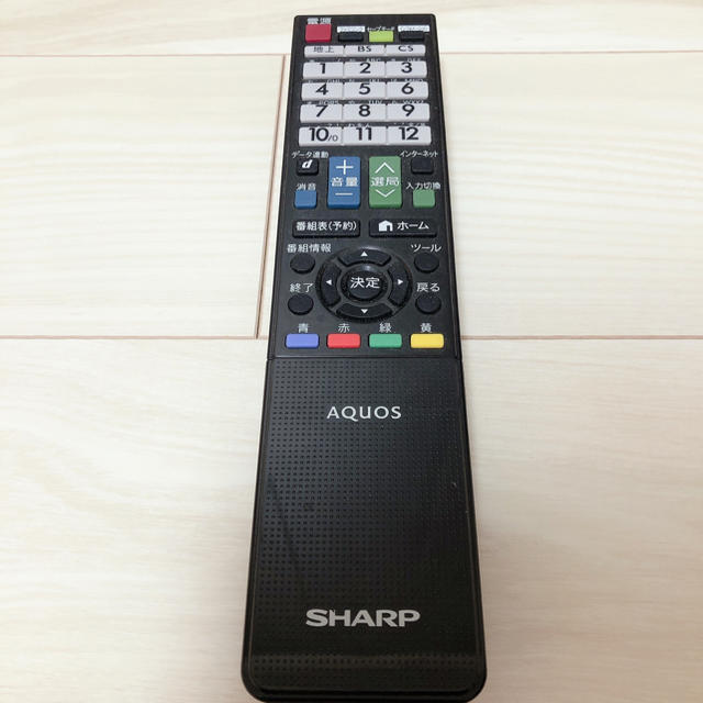 SHARP(シャープ)のAQUOS SHARP テレビ リモコン スマホ/家電/カメラのテレビ/映像機器(その他)の商品写真