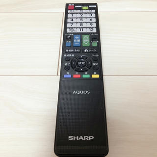 シャープ(SHARP)のAQUOS SHARP テレビ リモコン(その他)
