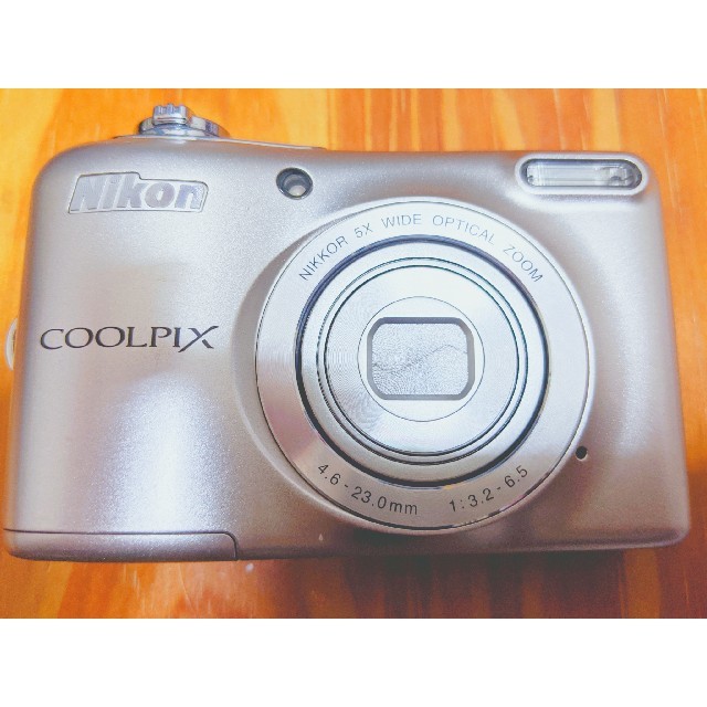 Nikon(ニコン)のNikon coolpix L30  シルバー スマホ/家電/カメラのカメラ(コンパクトデジタルカメラ)の商品写真
