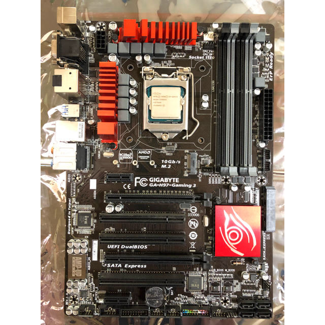 【ジャンク】H97マザーボード、Xeon E3-1241、DDR3メモリセット
