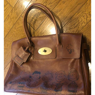 マルベリー(Mulberry)の【Mulberry】スヌーピーコラボ　ハンドバッグ(ハンドバッグ)