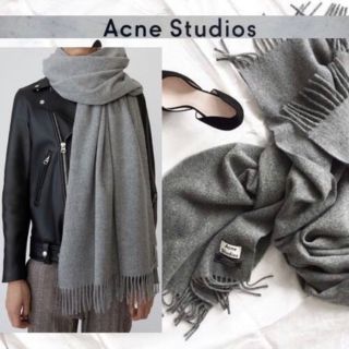 アクネ(ACNE)の【Acne studios☆美品】大判ウールマフラー(マフラー/ショール)