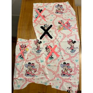 ディズニー(Disney)の残り5体まとめて価格✂️ビンテージシーツ　リボンミニー🎀ハギレ(生地/糸)