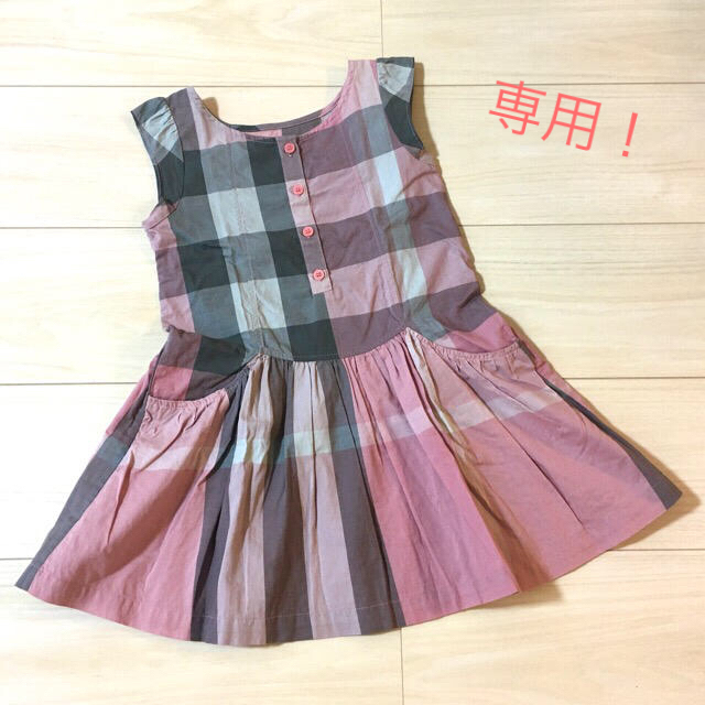 BURBERRY - 専用！ 【美品】BURBERRY CHILDREN ワンピース 4Y 104㎝
