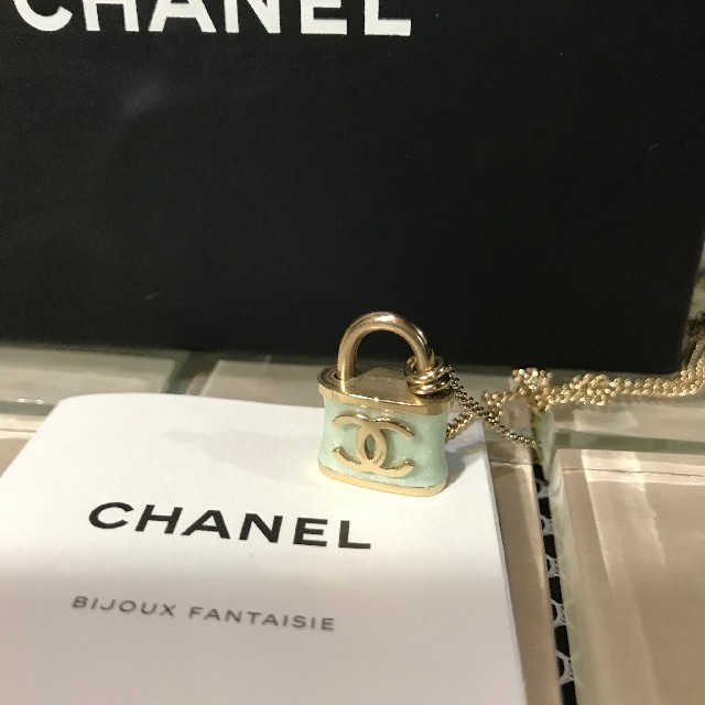 2018☆CHANEL☆シャネル☆南京錠 パドロック ネックレス