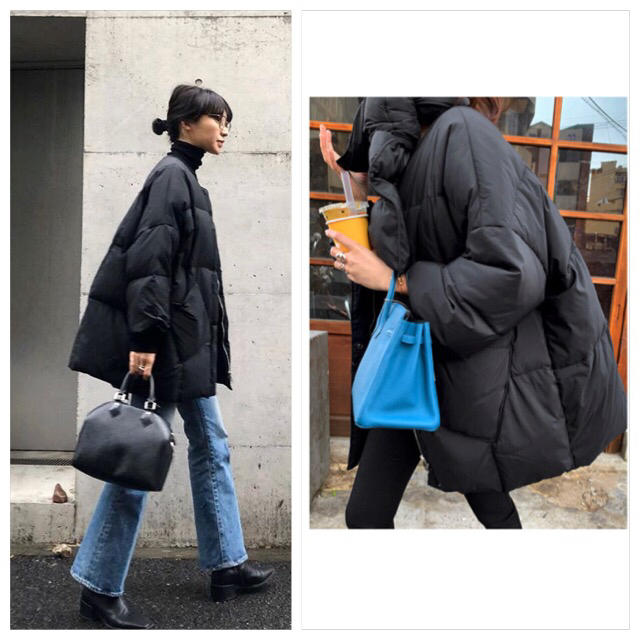 Little Black☆人気完売 ノーカラーダウンコート ☆新品 ENFOLD - www