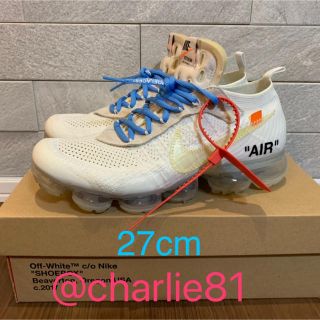 ナイキ(NIKE)のNIKE off-white the10 air vapormax 27cm(スニーカー)