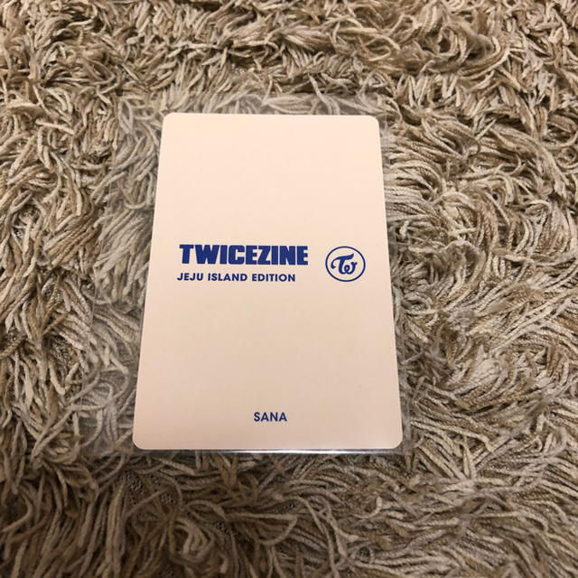 Waste(twice)(ウェストトゥワイス)の【最終価格】TWICEZINE  サナ　トレカ エンタメ/ホビーのタレントグッズ(アイドルグッズ)の商品写真