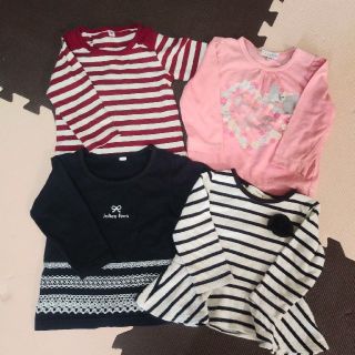 エニィファム(anyFAM)の春物　長袖ロンティーセット　70 80 (Ｔシャツ)