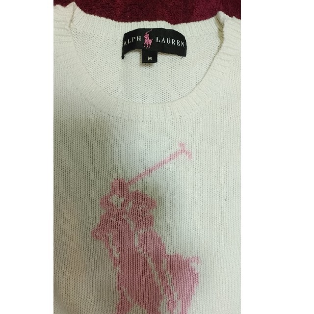 Ralph Lauren(ラルフローレン)のラルフローレン　ピンクポニー　ニットセーター レディースのトップス(ニット/セーター)の商品写真