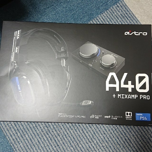 astro A40 + mixamp pro  ヘッドセット新品/amp美品 スマホ/家電/カメラのオーディオ機器(ヘッドフォン/イヤフォン)の商品写真