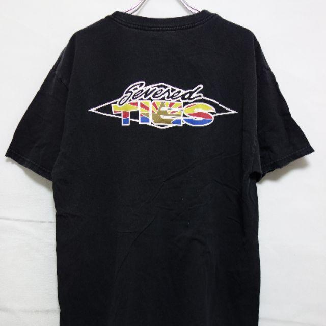 送料無料！ アメリカ 古着 Tシャツ 黒 両面 レディースのトップス(Tシャツ(半袖/袖なし))の商品写真