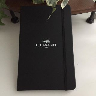 コーチ(COACH)の★COACH★ベルト付きノート★新品(ノート/メモ帳/ふせん)