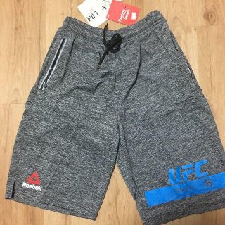 [新品] UFC ハーフパンツ XLサイズ 短パン ファイトショーツ グレー(ショートパンツ)