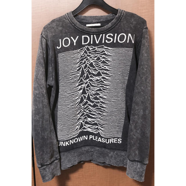 Worn By JOY DIVISIONロゴプリント硫化染クルーネックスウェット