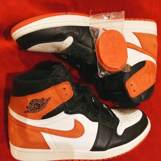 ナイキ(NIKE)のNIKE airjordan1 ナイキ　エアジョーダン1 トラックレッド(スニーカー)