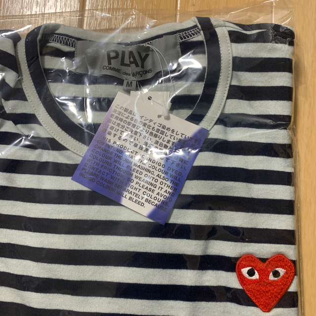 COMME des GARCONS(コムデギャルソン)のコムデギャルソン　ボーダーロングスリーブTシャツ メンズのトップス(Tシャツ/カットソー(七分/長袖))の商品写真