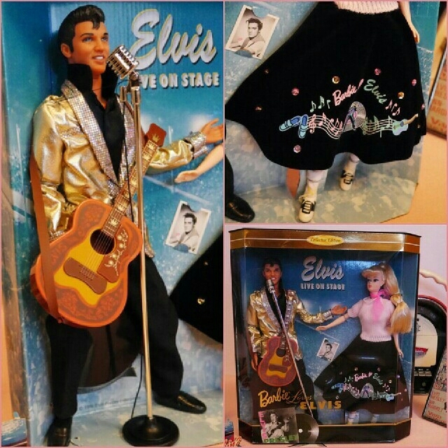 Barbie(バービー)の♦♬Elvis&Barbie doll未取り出し♦♢ エンタメ/ホビーのおもちゃ/ぬいぐるみ(ぬいぐるみ)の商品写真