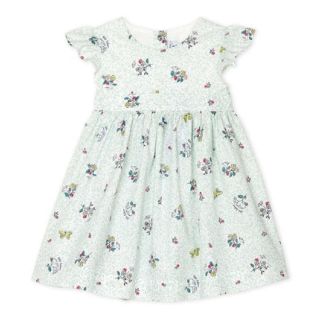 プチバトー(PETIT BATEAU)のerii様専用♡36m プチバトー プリントワンピース_BL(ワンピース)