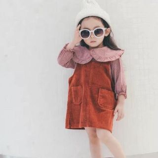 ザラキッズ(ZARA KIDS)の新品タグ付き❤︎ コーデュロイワンピース(ワンピース)