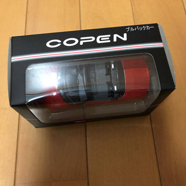 ダイハツ(ダイハツ)のダイハツ コペン　gr sport 赤色　プルバックカー エンタメ/ホビーのおもちゃ/ぬいぐるみ(ミニカー)の商品写真