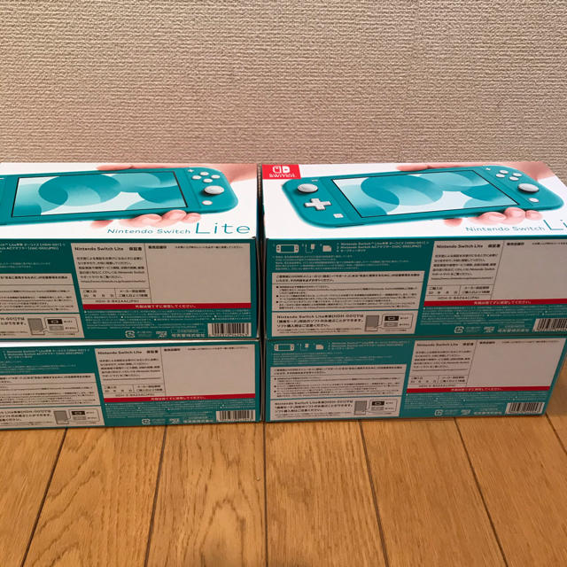 【@20000】Nintendo Switch Lite ターコイズ　4台