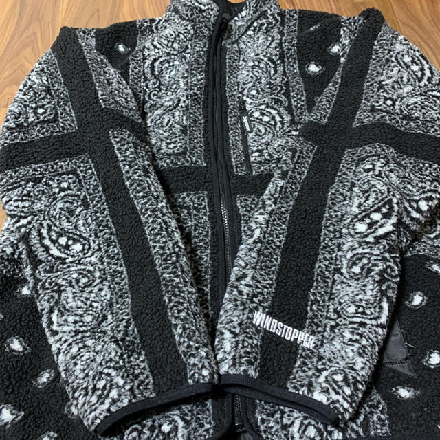 supreme reversible bandana fleece jacket