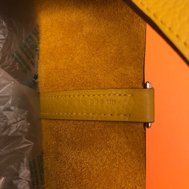Hermes(エルメス)のじゅんこ様 エルメス　ピコタンロックMM　ジョーヌアンブル　トリヨンクレマンス レディースのバッグ(ハンドバッグ)の商品写真