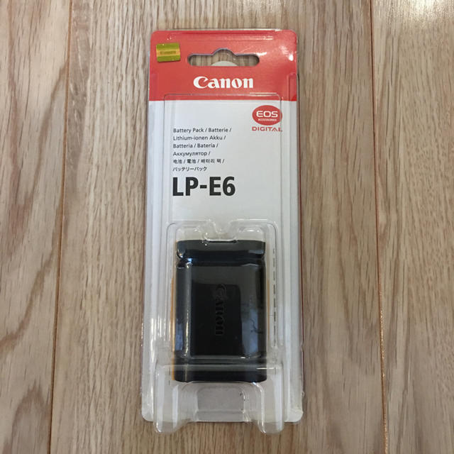 【新品未使用品】CANONバッテリーパック LP-E6