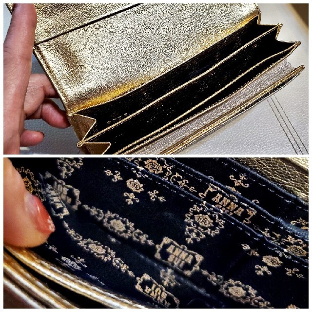 ANNA SUI(アナスイ)の早い者勝ち！【ANNA SUI】アナスイ長財布  シルバーゴールド レディースのファッション小物(財布)の商品写真