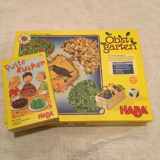 ハーバー(HABA)のHABA
ドイツ
果樹園ゲーム フーッとケーキ 2点セット(知育玩具)