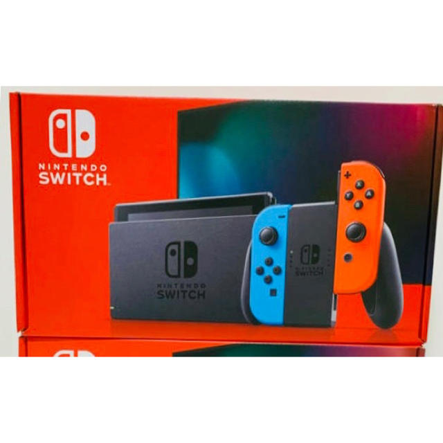 新型 任天堂switch ブルーレッド