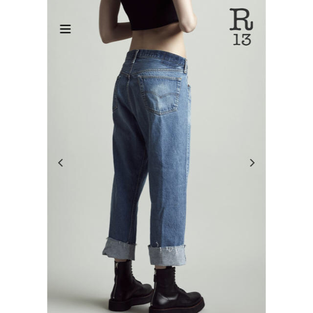 R13(アールサーティーン)のR13 Cross Over Jean レディースのパンツ(デニム/ジーンズ)の商品写真