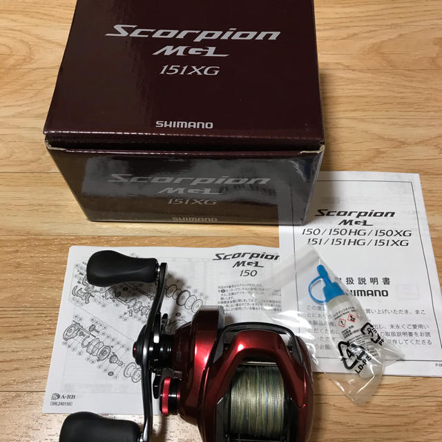 SHIMANO(シマノ)の値下げ！美品　スコーピオンMGL151XG スポーツ/アウトドアのフィッシング(リール)の商品写真